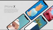 Free Powerpoint Slides with iPhone X | Awesome Mockups | High Quality Freebie