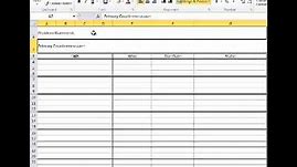 Action Plan Template in MS Word
