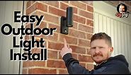 How To Install Outside Lights | Outdoor Light Wiring