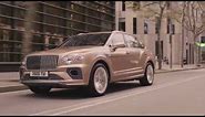 The new Bentley Bentayga in Rose Gold Driving Video