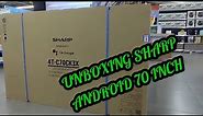 UNBOXING SHARP ANDROID TV 70 INCH 4T-C70CK3X