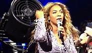 Beyonce Hair Gets Caught In Fan At Concert