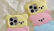 YAKVOOK Retro Phone Case for iPhone 12/12 Pro,Kawaii 3D Cartoon Retro Classic Cellular Phone Walkie-Talkie Design Soft Silicone Shockproof Protector Cute Pink iPhone 12/12 Pro Case for Girls Women