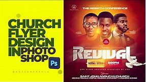 How To Design Elegant Church Flyer In Photoshop | Step By Step Tutorial