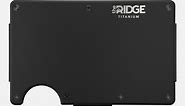 Ridge Wallet - Matte Black Titanium