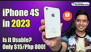 iPhone 4S in 2023 : Is it USABLE? Bought it for $15/ Php800 at SHOPEE! REVIEW