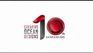 CREATIVE OCEAN DESIGNS 10th ANNIVERSARY LOGO REVEAL