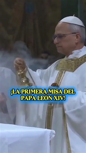 Papa León XIV celebra su primera Santa Misa en la Capilla Sixtina