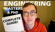 Should You get a Masters or PhD in Engineering?