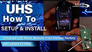 How To Setup KEYLESS FACTORY LCD SMART KEY Shell - Lexus Key - Upgrade your Smart Keys today!