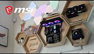 DIY Hexagon Wall-Mounted PC Build Vlog | MEG Z490 ACE | MSI Gaming