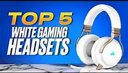 BEST WHITE GAMING HEADSETS 2023 [TOP 5]