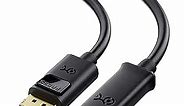 Cable Matters Unidirectional DisplayPort to HDMI Cable 3 ft, Gold-Plated DP to HDMI Cable, Display Port to HDMI Adapter Cable, 3 Feet