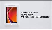 How To Apply Screen Protector On Your Tablet | Galaxy Tab S9 Series | Samsung UK