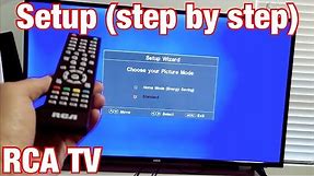 RCA TV: How to Setup (step by step)