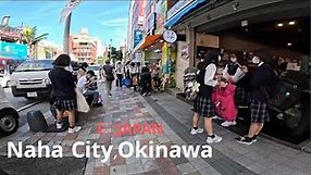 4K【I♡JAPAN】Kokusai Street in Naha City, Okinawa Prefecture Autumn Afternoon Walk