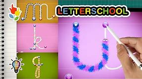 Trace Cursive Lowercase Letters A to Z with new All -in-One LetterSchool