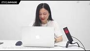 Yanmai Q18 professional microphone for podcasting, live streaming, gaming, recording 🎙️