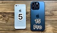 iPhone 15 Pro vs iPhone 5