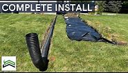 Downspout and Sump Pump Drain Pipe Extension