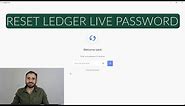How to Reset Forgot Ledger Live Password?