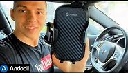 Air vent and Dashboard glass - Car mount for phone review - How to install car mount holder Andobil