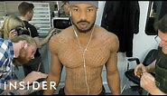 How Michael B. Jordan's 'Black Panther' Makeup Was Done | Movies Insider