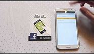 NFC Facebook Like How to guide Near Field Communication - Practical NFC Galaxy Note 2