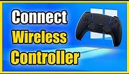 How to Connect Wireless PS5 Controller to PC with Bluetooth & Play Games (Fast Method)