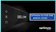 3 Optimum Altice One Error Codes And Their Solutions - Internet Access Guide