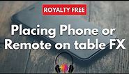 Placing Phone or Remote on Table Sound Effect