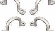 (4 Pack) Replace Trailer Tie Loop 2" I.D. Aluminum Bolt-On Lashing Rope Tie Down Ring Horse
