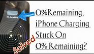 0%Remaining,How to fix iphone stuck on 0 remaining,iphone x,