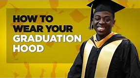 How To Wear Graduation Hood