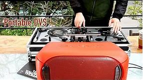 7Inch Portable Turntable DVS Mixing In Outdoor(Akai AMX Mixer)
