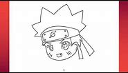 How to draw chibi naruto character drawing step by step