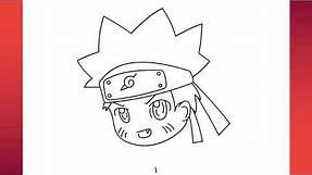 How to draw chibi naruto character drawing step by step