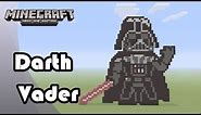 Minecraft: Pixel Art Tutorial and Showcase: Darth Vader from Star Wars