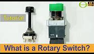 What is a rotary switch? Tutorial on how to use a basic rotary switch.