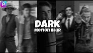 How To Edit Black & White Motion Blur Photo In Picsart!