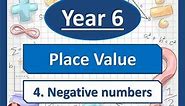 Year 6 Place Value Negative Numbers White Rose Maths