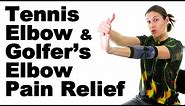 Relieve Tennis Elbow & Golfer's Elbow Pain - Simien Elbow Compression Sleeve