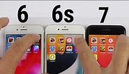 Iphone 6 vs Iphone 6s vs Iphone 7 speed test #iphone #iphone6 #iphone6s #iphone7 #ببجي_العراق #ببجي_السعودية #pubgmobile #ببجي_موبايل #ببجي #pubg
