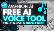 FREE AI Voice Tool: Best Opensource AI Text-to-Speech (TTS) - Amphion Better Than Bark!