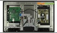 Samsung TV Repair Tutorial - Replacing Main Board in Samsung UN32D4000NDXZA TV - How to Fix LED TVs