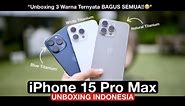 Titanium Mewah!! Unboxing iPhone 15 Pro Indonesia (2023)