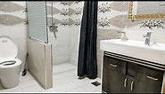 Washroom design 4.5' x 7' [feet] || bathroom design for home