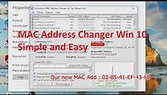MAC Address Changer Windows 10 Simple and Easy