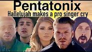 Hallelujah Makes a Pro Singer Cry | His First Ever Pentatonix Reaction