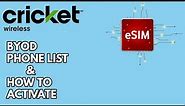 Cricket Wireless Offers eSIM Support